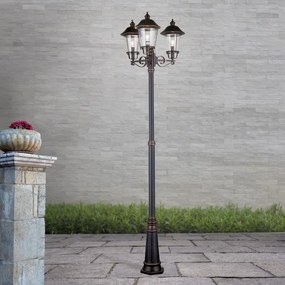 Lampă de exterior Orion KENZO 3xE27/100W/230V IP44 bronz/patină