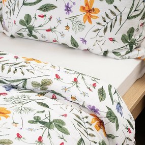 Lenjerie de pat din crep 4Home Wildflower Bliss, 160 x 200 cm, 70 x 80 cm