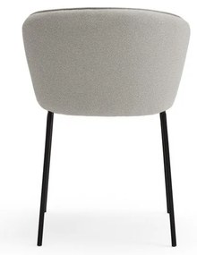 Set de scaune de sufragerie gri deschis 2 buc. tapițat Add – Teulat