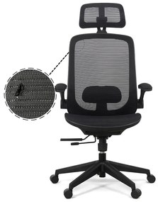 RESIGILAT - Scaun ergonomic din mesh SYYT 9509 negru