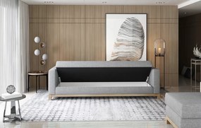 Canapea extensibila SELENE gri cu 3 locuri