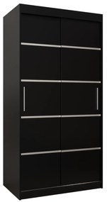Dulap de haine 100 cm Verika 1 100 (negru). 1063680