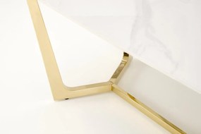 Masa Clemente alb/gold L160 x l90 x H76
