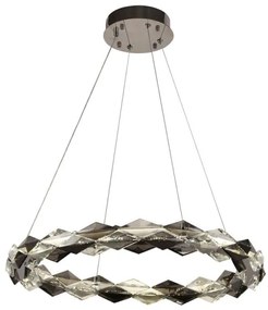 Lustră LED dimabilă pe cablu LED/40W/230V 3000-6500K crom + telecomandă