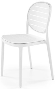 Scaun plastic K529 alb
