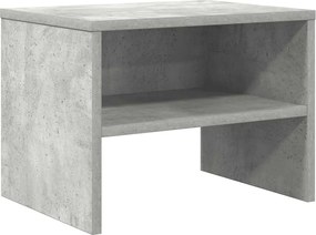 vidaXL Noptieră, gri beton, 40x30x30 cm, lemn prelucrat