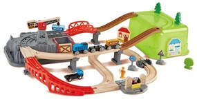 Hape Pistă de tren cu cutie de joacă
