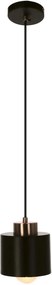 Candellux Olena lampă suspendată 1x60 W negru-cupru 31-78421