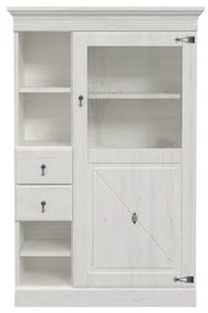 Comoda Bar Encanto, Pin Alb, 157.5 x 45 x 102 Cm
