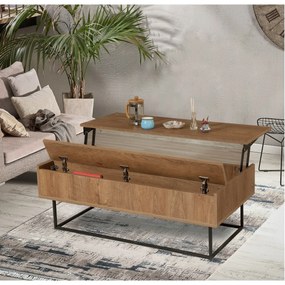 Măsuță de cafea Est Walnut and Black