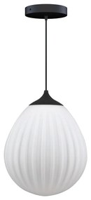 Abajur negru-alb ø 27 cm Around the World Medium – UMAGE