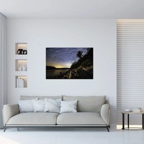 Tablou - cerul cu apus de soare (90x60 cm)
