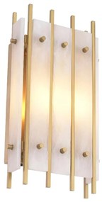 Aplica perete LUX Sparks S, alama antic/ alabastru