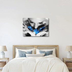 Tablou cu portretul femeii cu pietre (70x50 cm)