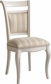 Scaun lemn masiv crem Ellen, 51 × 60 × 102 cm
