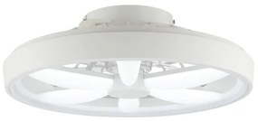 Ventilator LED RGBW de tavan cu lumină Brilliant GAIANO LED/48W/230V alb + telecomandă