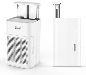 Purificator de aer si umidificator 2in1 Oberon 110 HYBRID, 21W, Pana la 15 m², 110 m³/h, Wi-Fi, 3 viteze, Filtru de carbon, Mod de noapte, Timer, Alb