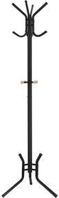 SongmicsHome Cuier vertical SAMUEL 49x176cm, negru