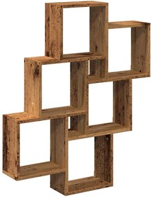 vidaXL Raft de perete cub, lemn vechi, 78x15x93 cm, lemn prelucrat