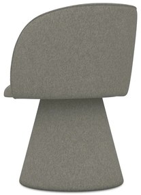 Scaun de sufragerie gri tapițat Maia – Makamii