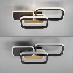 Plafonieră LED SEVENT LED/36W/230V negru/maro Leuchten Direkt 14117-78