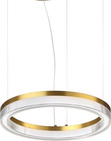 Lustra LED suspendata design circular CROWN SP D40 OTTONE