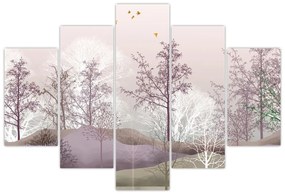 Tablou cu pădure (150x105 cm)