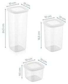 Recipiente 18 buc. pentru alimente Fresco – Hermia