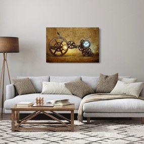 Tablou cu aparatele istorice ale ceasurilor (90x60 cm)