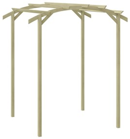 Pergola de gradina, 180 x 197 x 210 cm, lemn de pin tratat