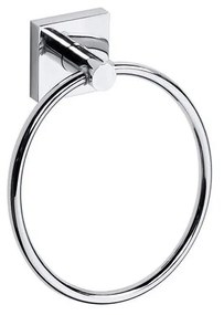 Suport pentru prosoape, 16,8 x 18,8 cm, argintiu