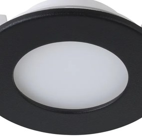 Eglo 31743 - Set de 3 corpuri de iluminat LED compatibile cu dimmer FUEVA-Z, 1x LED/2,8W/230V, IP44, negru