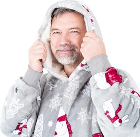 Hanorac din micropluș 4Home  Arctic Snuggles, uni L - pentru bărbați