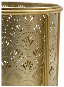 Set 2 suporturi pentru ghivece Mauro Ferretti Golvy, înălțime 40 cm, auriu