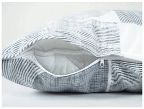 B.E.S. Petrovice Lenjerie de pat din flanel Nordic Grey, 140 x 200 cm, 70 x 90 cm