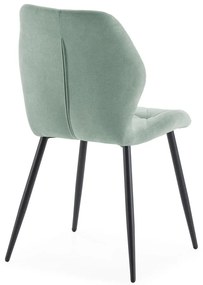 Scaune de dining verde-mentă 4 buc. Luna – Marckeric