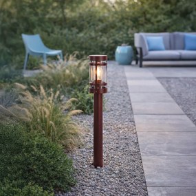 Lampă modernă de exterior roșu închis 80cm IP44 - Gleam