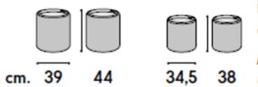 SET GREY 2 TABURETI