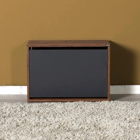 Pantofar 42x60 cm maro/antracit