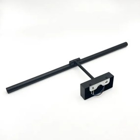 Lampă LED pentru oglindă de baie MIRROR, 8W/230V, 4000K, IP44, 60 cm, negru