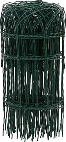 vidaXL Gard delimitare grădină fier vopsit electrostatic 25 x 0,4 m