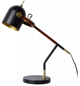 Lampă de masă Lucide 05627/01/30 WAYLON 1xE27/25W/230V negru