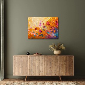 Tablou - Pictură flori colorate (70x50 cm)