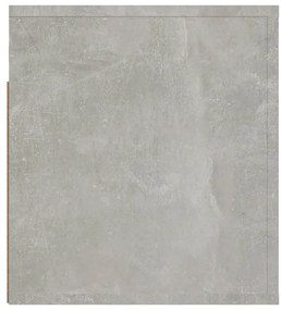 Noptiere de perete, 2 buc., gri beton, 50x36x40 cm 2, Gri beton