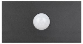 Corp de iluminat pentru exterior LED, de perete, solar (înălțime 6 cm) Bilbao – Reality