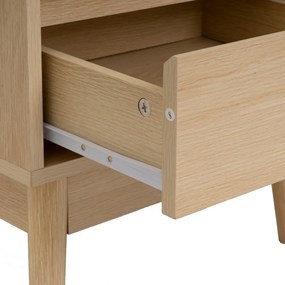 Noptieră în culoare naturală Iona – Casa Selección