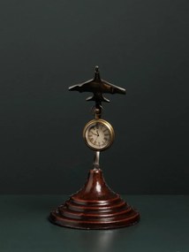 Ceas de masa, decorativ, pe suport din otel, Time Flies