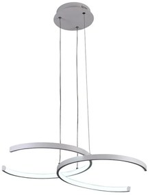 Lustră LED dimabilă pe cablu LED/50W/230V 3000-6500K + telecomandă