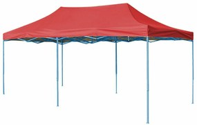 Pavilion pliant 2,9x5,7m-rosu