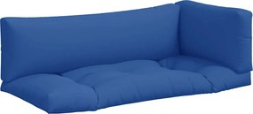 vidaXL Perne de paleți, 3 buc, albastru, material textil